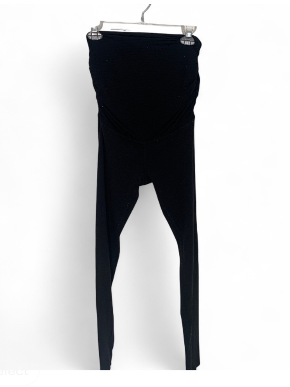 Beyond Yoga Beyond the Bump Black Maternity Leggings